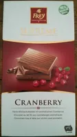 Chocolat au lait fin aux canneberges aromatiques