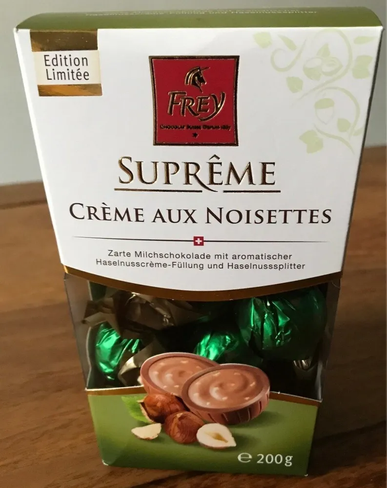 Suprême Crème aux noisettes