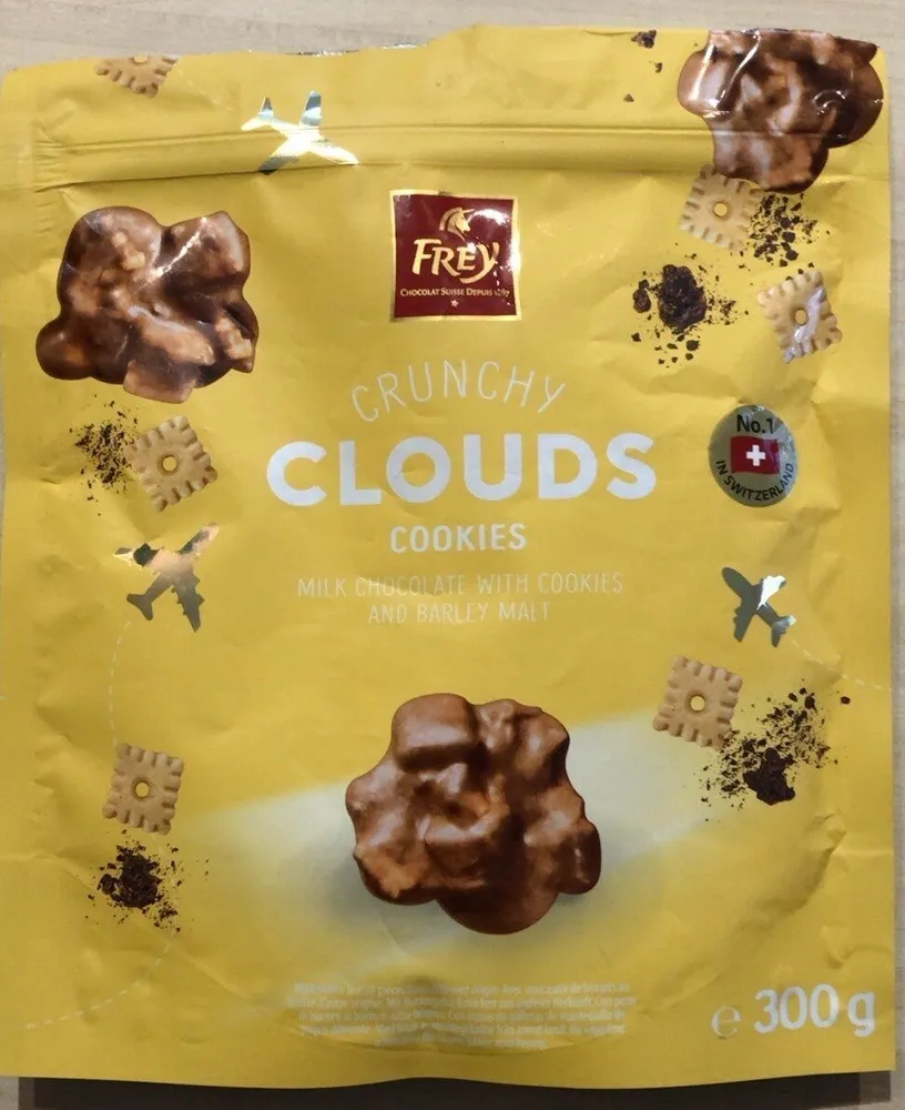 Crunchy clouds cookies