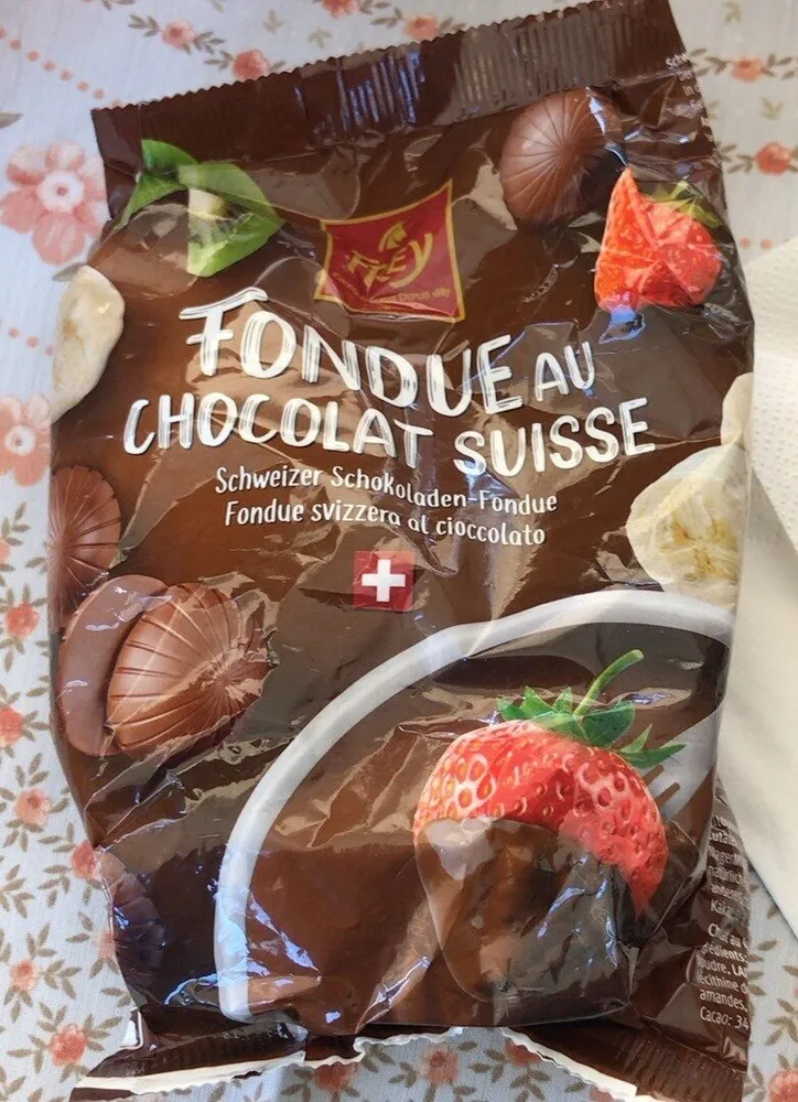 Fondue au chocolat suisse