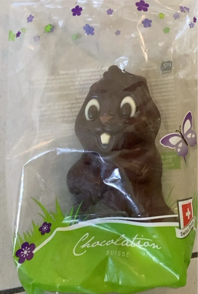 Lapin au chocolat noir