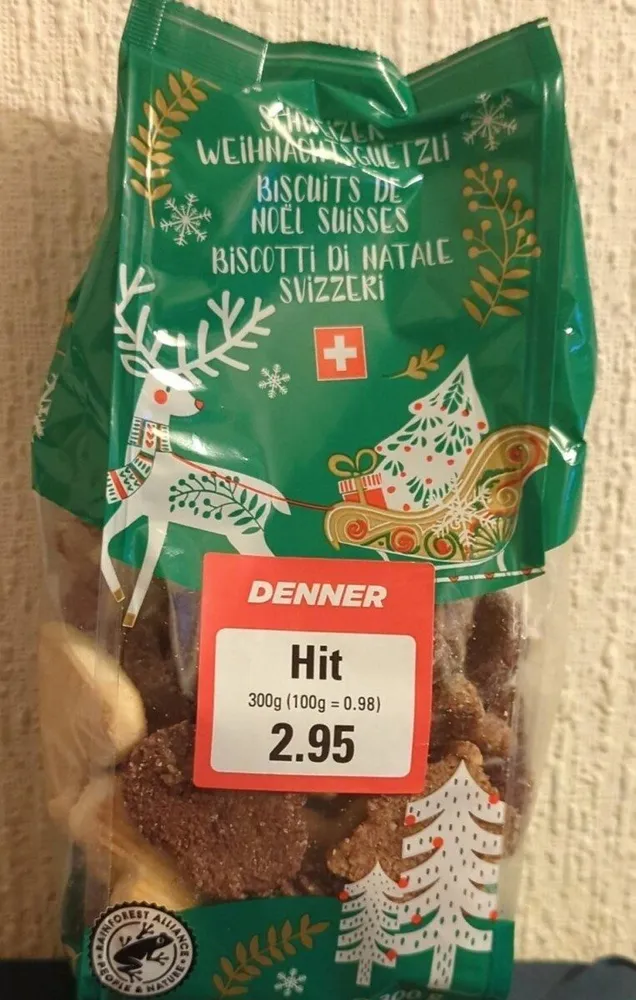 Biscuits de Noël suisses
