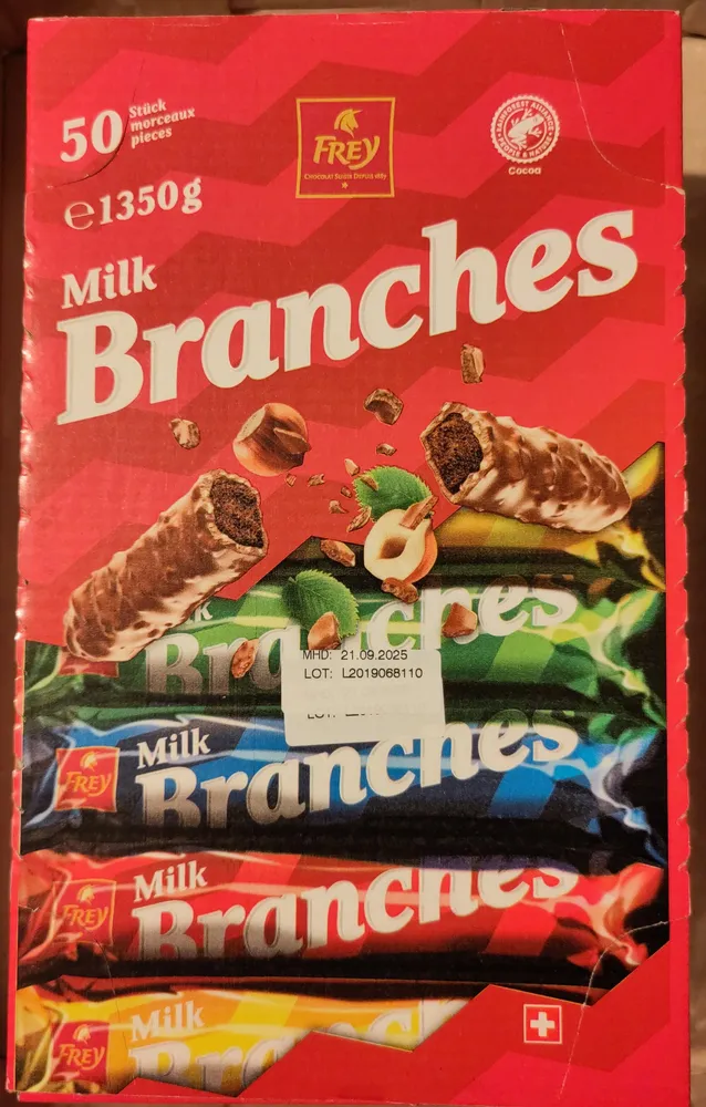 Milk branches