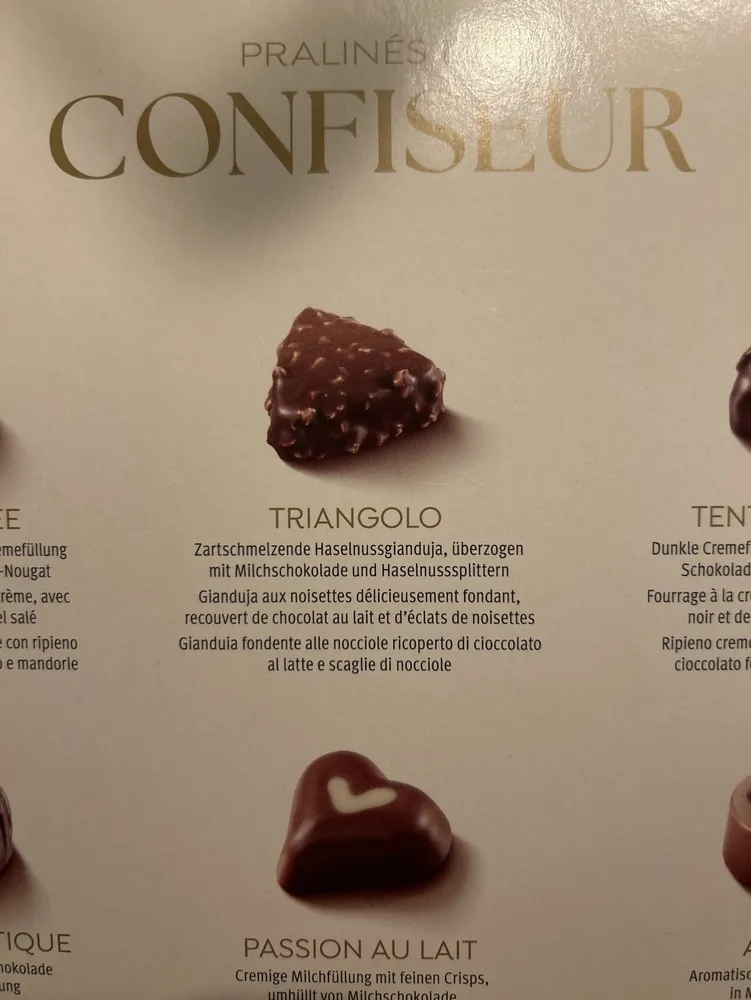 Pralinés du Confiseur