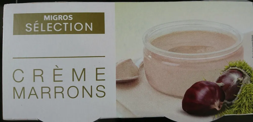 Sélection Dessert crème de Marrons