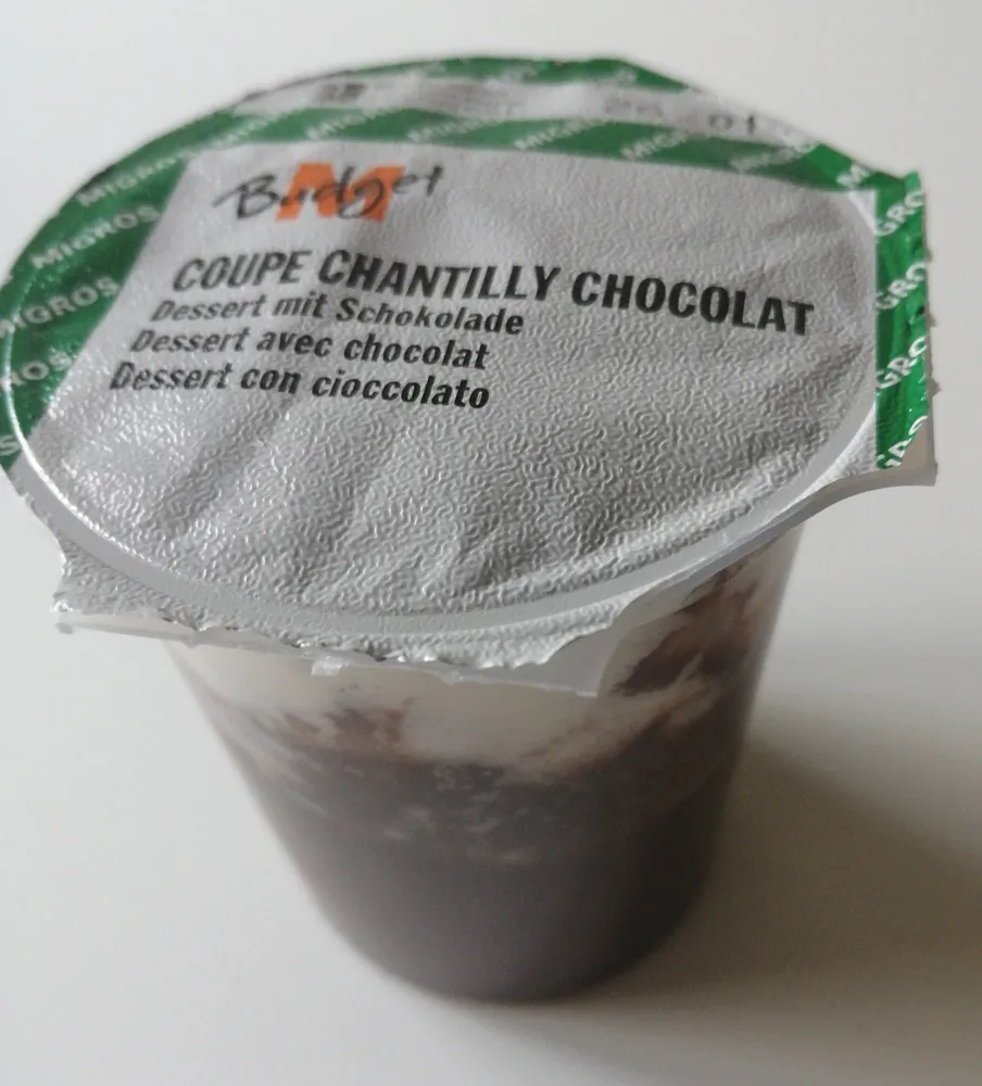 Coupe chantilly chocolat