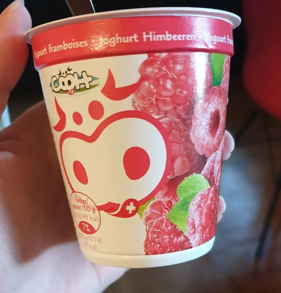 Yogourt framboises