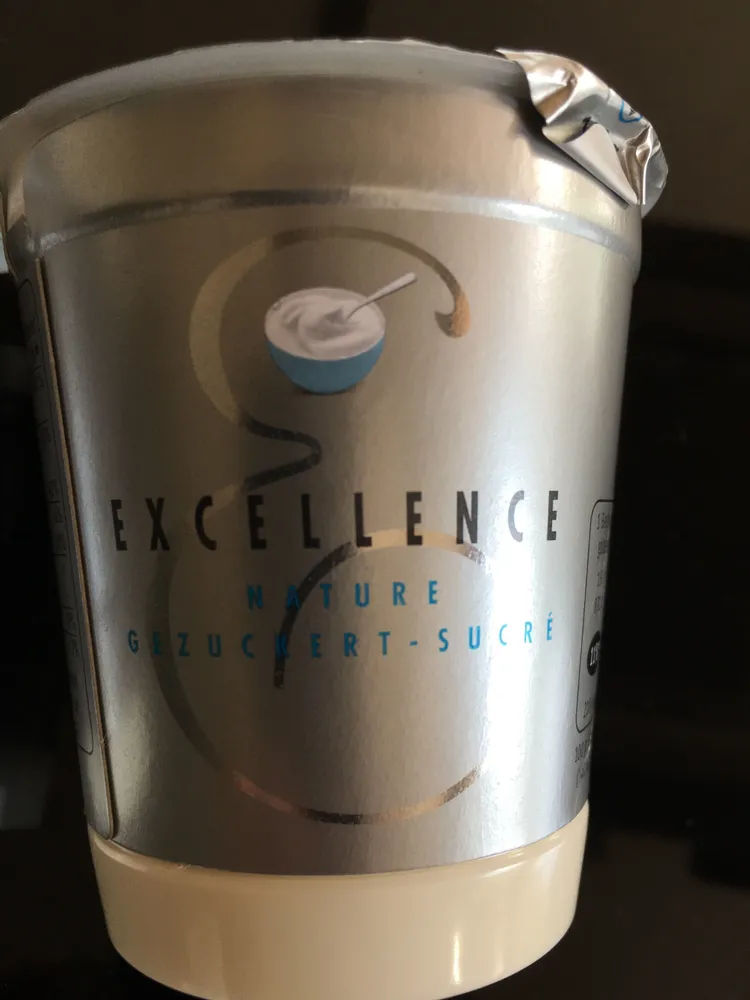 Excellence Joghurt, Nature Gezuckert