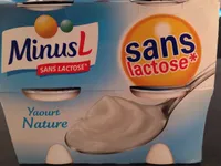 Yaourt nature sans lactose
