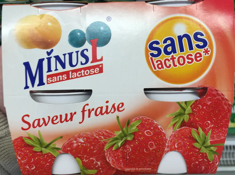 Yaourt saveur Fraise sans lactose