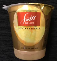 Le Yaourt Dessert au Chocolat Suisse sur Lit de Banane