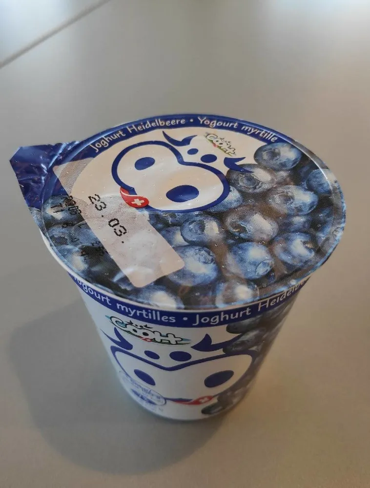 Yogourt myrtilles