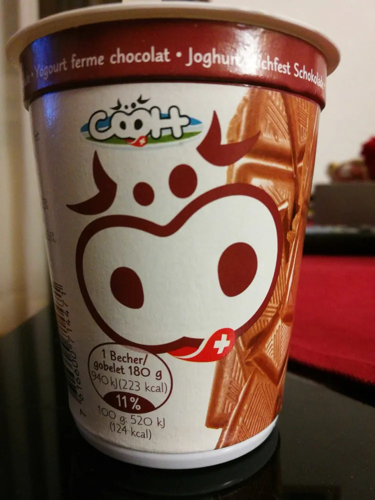 Yoghourt chocolat ferme