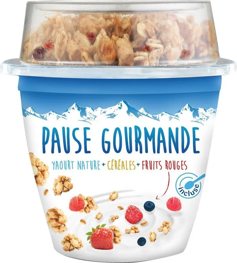 Yaourt fraise et granola