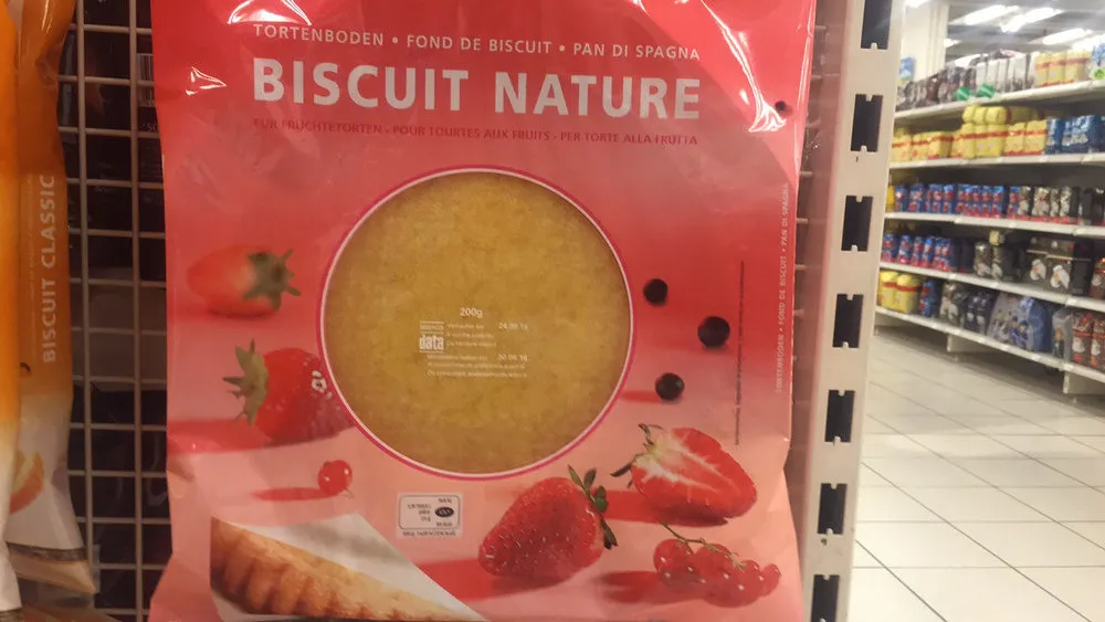 Biscuit Nature Fond de biscuit