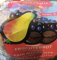 Pain aux fruits en tranche