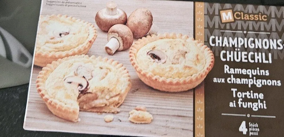 Tartelettes aux champignons