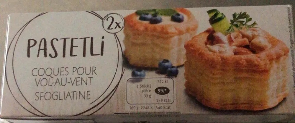 Coques pour vol-au-vent
