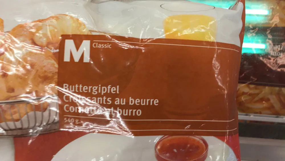 Croissants au beurre