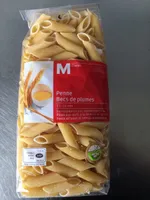 Nudeln  Penne Becs de plumes Eierteigwaren aus Hartweizengriess