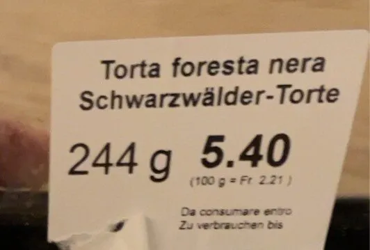 Torta foresta nera