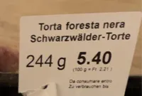Torta foresta nera