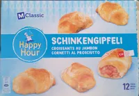 Happy Hour Schinkengipfeli mit Schinkenfüllung