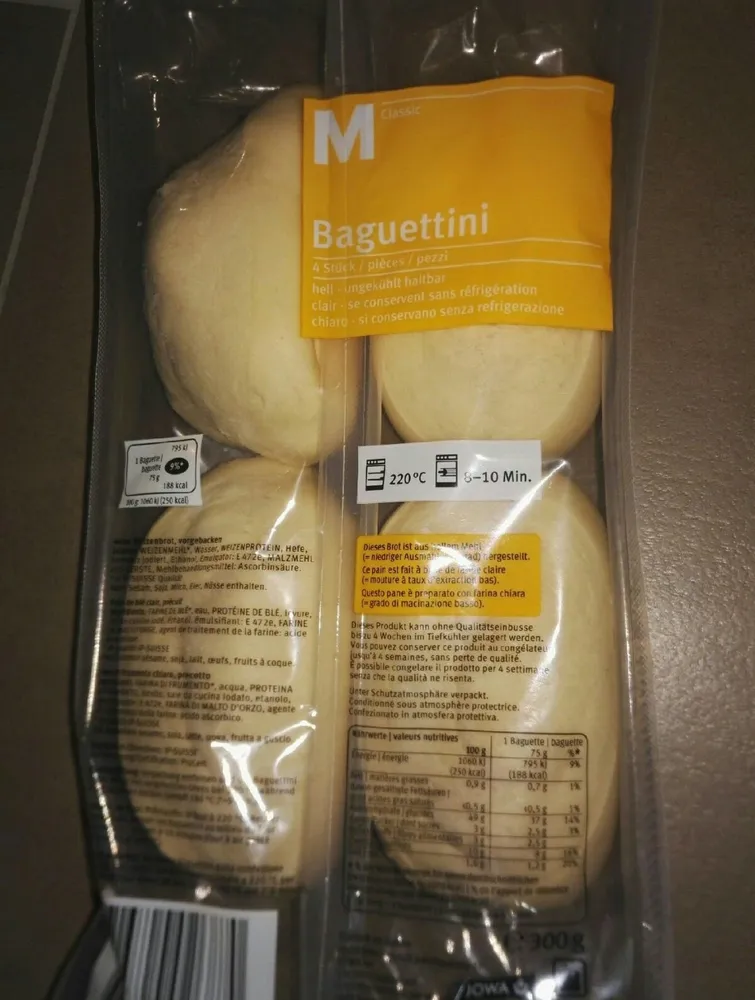 M Classic Baguettini, hell