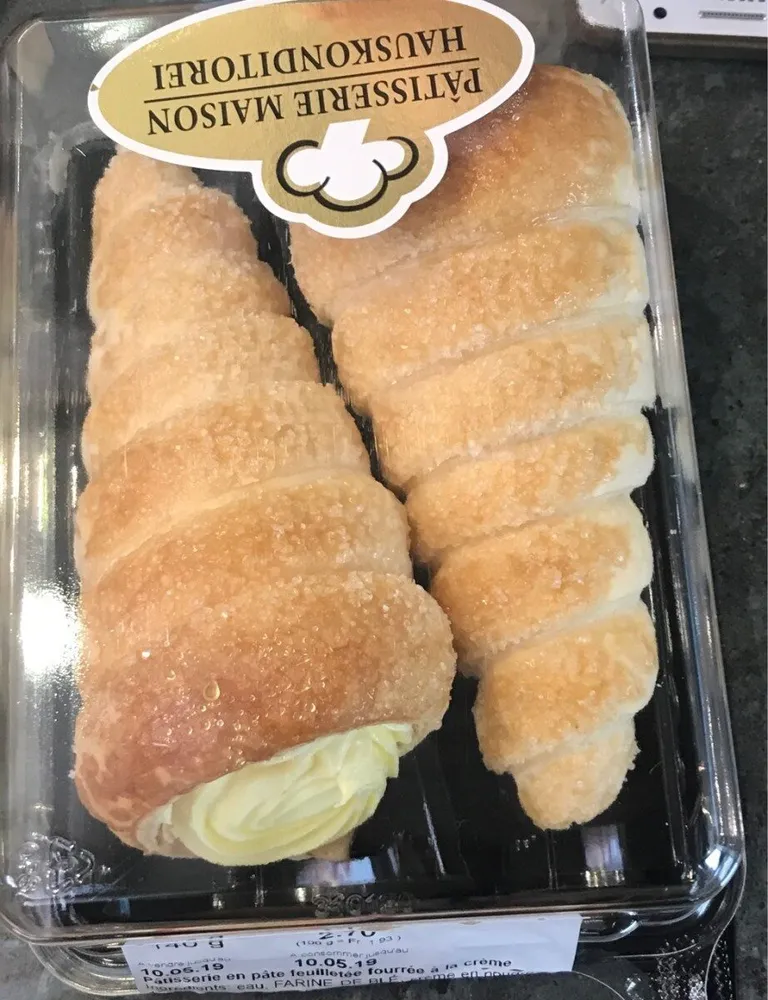 Cornets a la crême