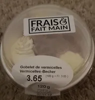 Gobelet de vermicelles