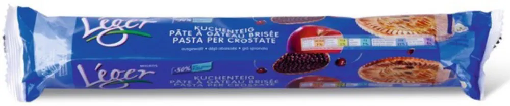 Léger Pâte à gâteau brisée abaissée
