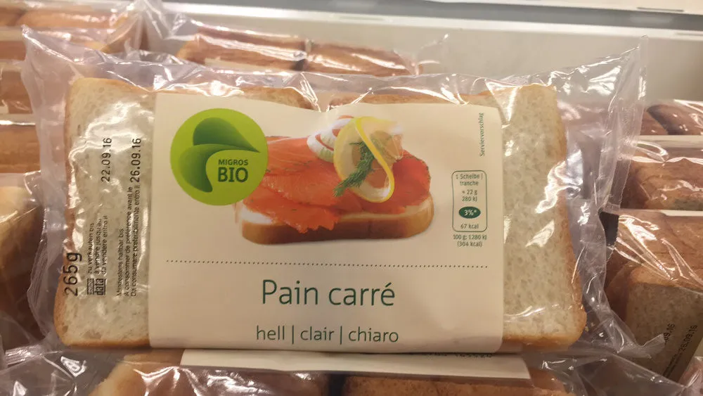 Pain carré clair