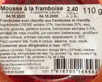 Mousse a la framboise
