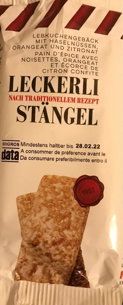 Leckerli Stängel nach traditionnellem Rezept