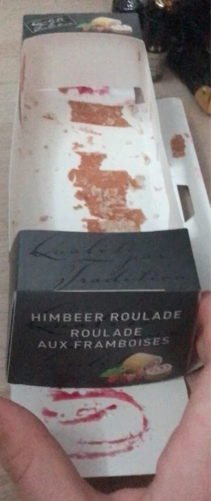 Roulade au framboise