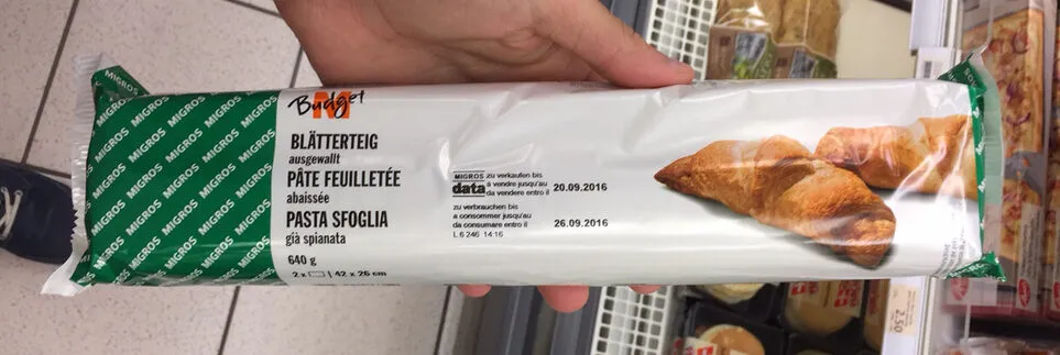 Pâte feuilletée