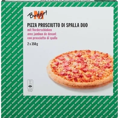 Pizza prosciutto di spalla duo