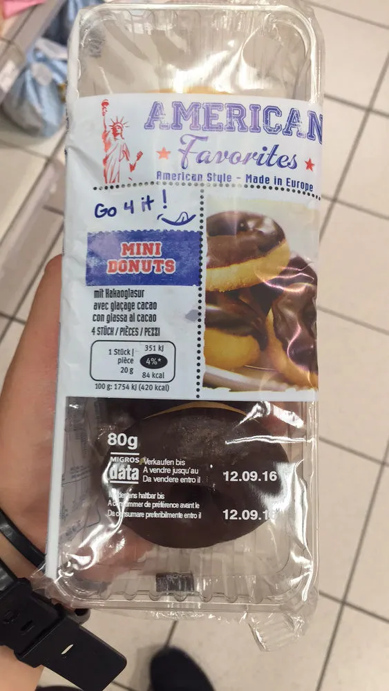 Mini Donuts avec glaçage cacao