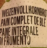 Pane integrale di frumento