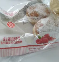 Boules de berlin framboise groseille rouge