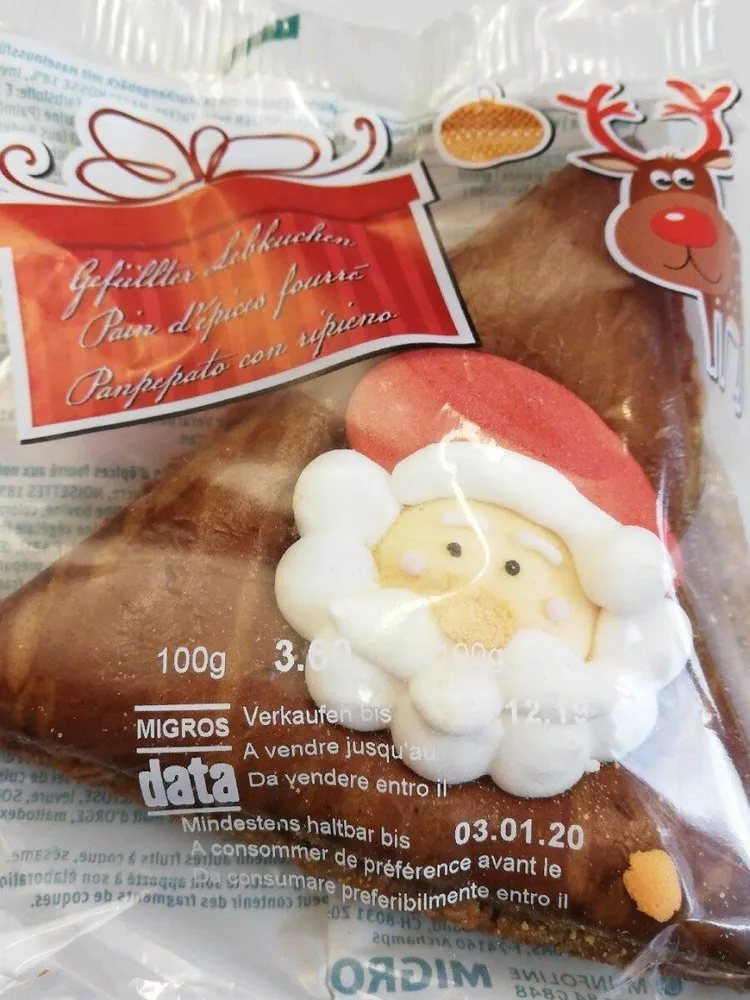 Pain d'épices fourré