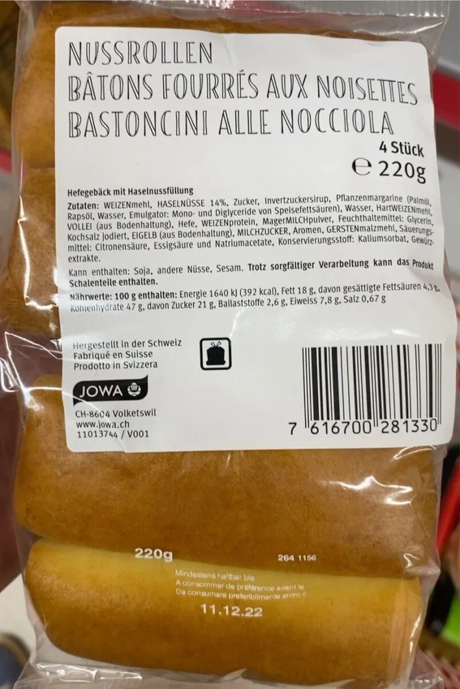 Nussrollen