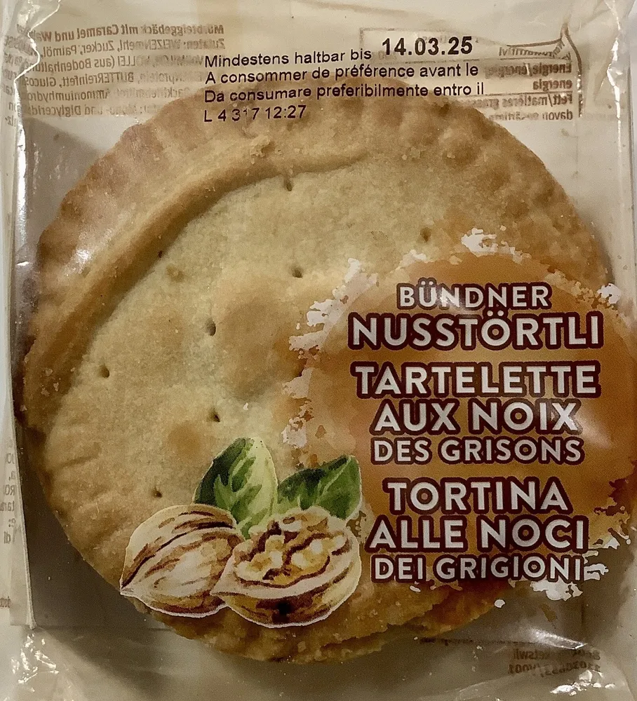 Tartelette aux noix des Grisons