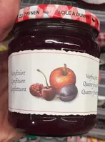 Confiture, Quatre fruits