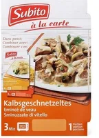 Emincé de veau