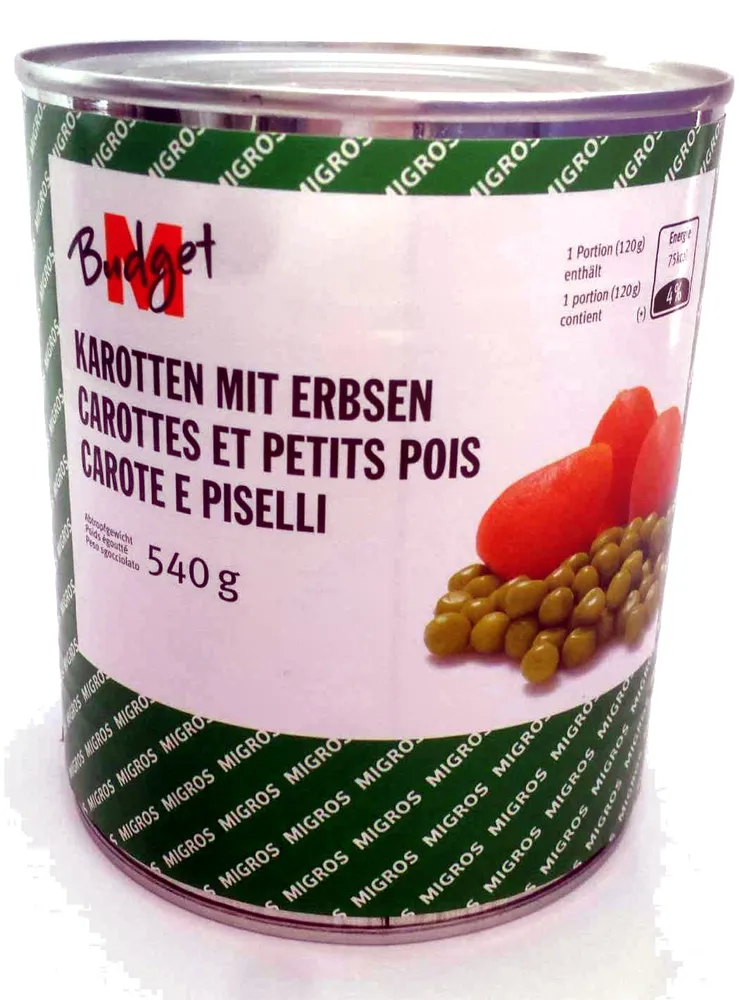 Carottes et petits pois
