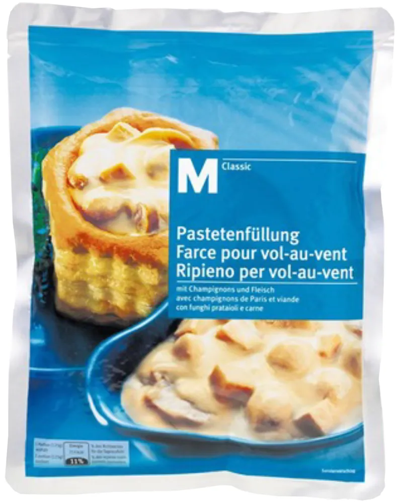Pastetenfüllung