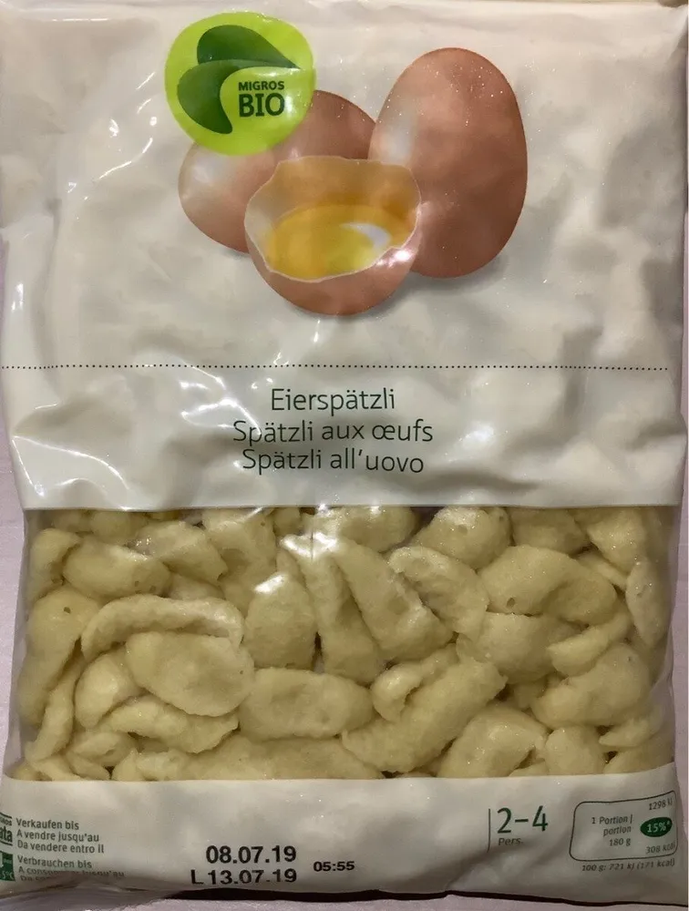 Spätzli aux œufs