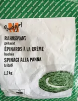 Épinards à la crème hachés