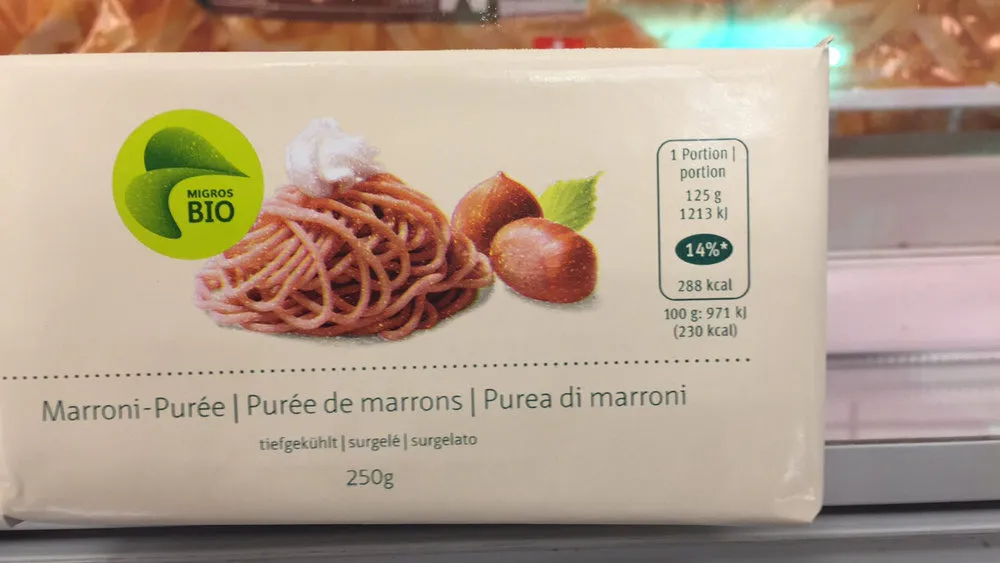 Purée de marrons